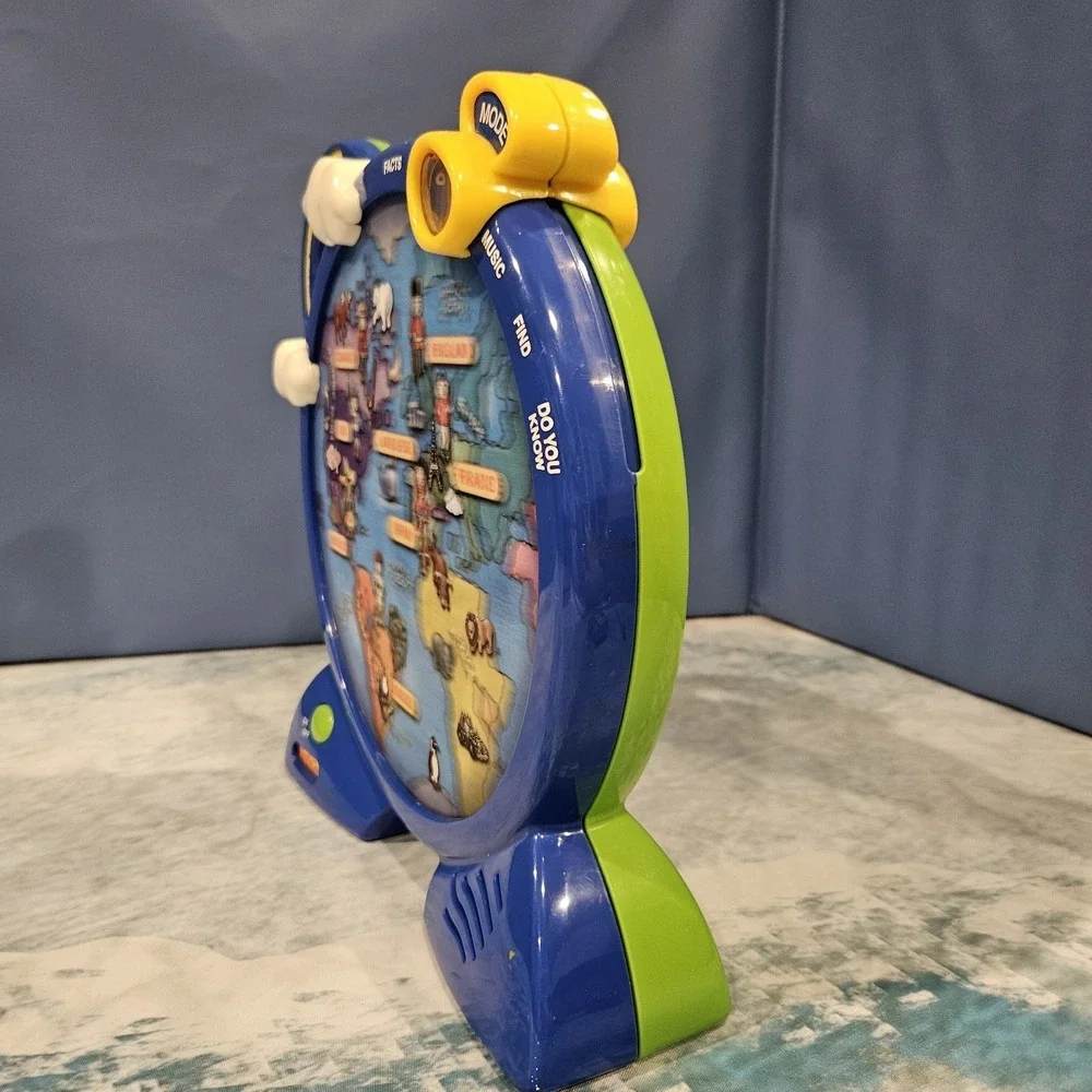 Mattel Kids Around The World See 'N Say Touchscreen Learning Toy 2000‎ WORKING